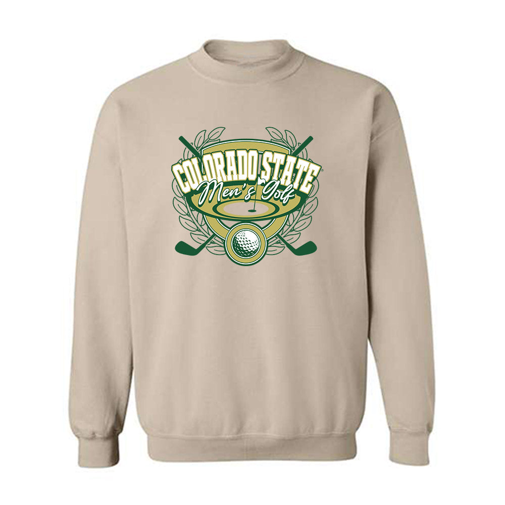 Colorado State - NCAA Men's Golf : Charlie Tucker - Crewneck Sweatshirt-0