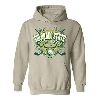 Colorado State - NCAA Men's Golf : Charlie Doyle - Hooded Sweatshirt-0