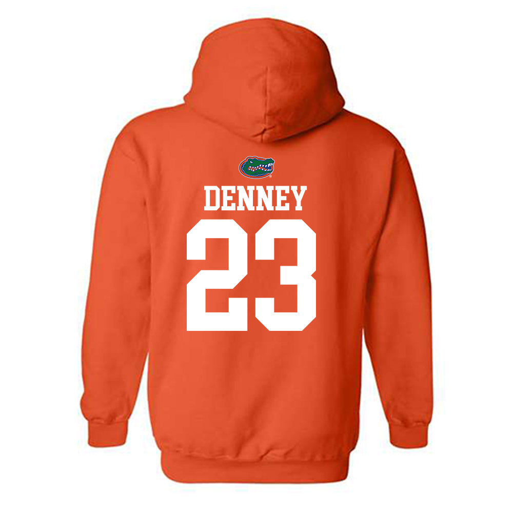 Florida - NCAA Women's Volleyball : Bri Denney - Sports Shersey Hooded Sweatshirt-1