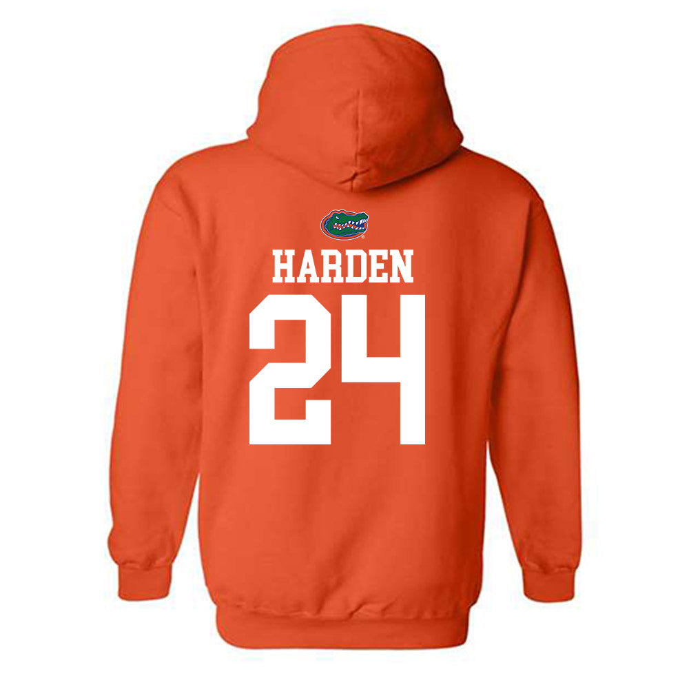 Florida - NCAA Women's Volleyball : Lauren Harden - Sports Shersey Hooded Sweatshirt