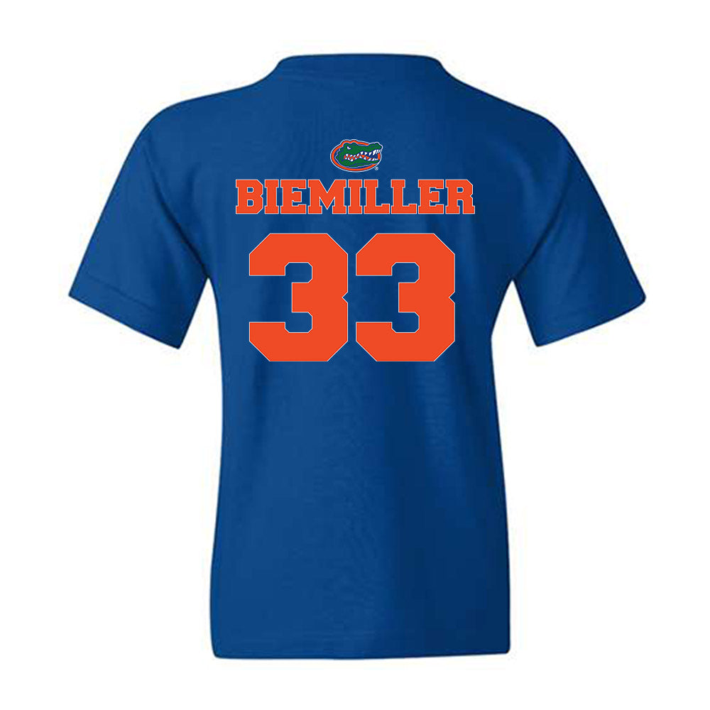 Florida - NCAA Baseball : McCall Biemiller - Sports Shersey Youth T-Shirt-1