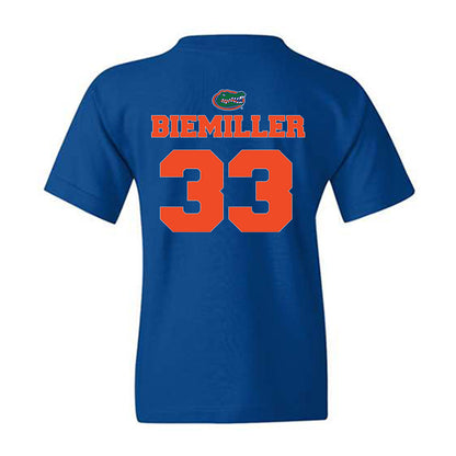 Florida - NCAA Baseball : McCall Biemiller - Sports Shersey Youth T-Shirt-1