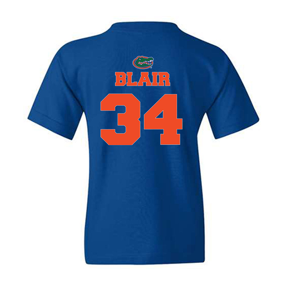 Florida - NCAA Baseball : Eli Blair - Sports Shersey Youth T-Shirt-1