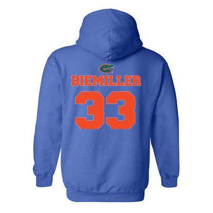 Florida - NCAA Baseball : McCall Biemiller - Sports Shersey Hooded Sweatshirt-1