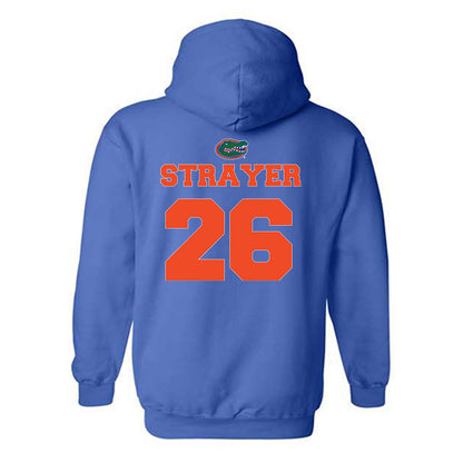 Florida - NCAA Baseball : Cash Strayer - Sports Shersey Hooded Sweatshirt-1