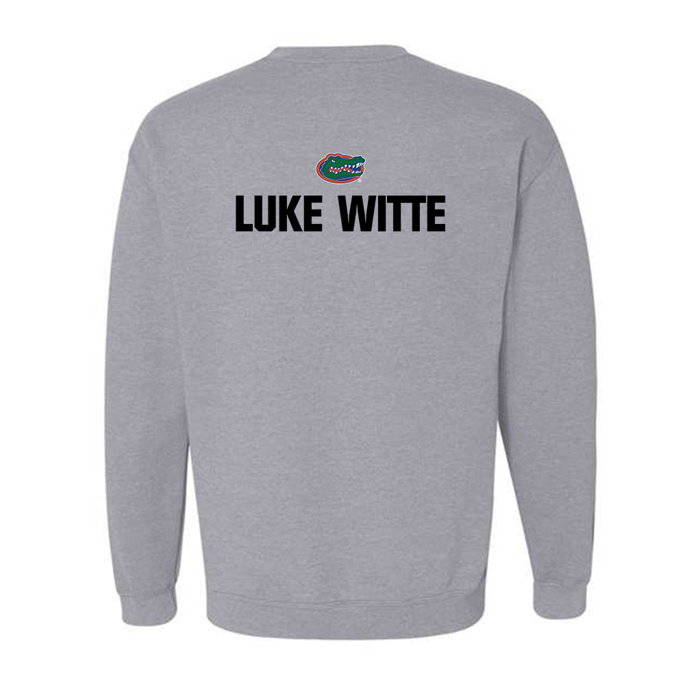 Florida - NCAA Men's Track & Field : John Luke Witte - Sports Shersey Crewneck Sweatshirt-1