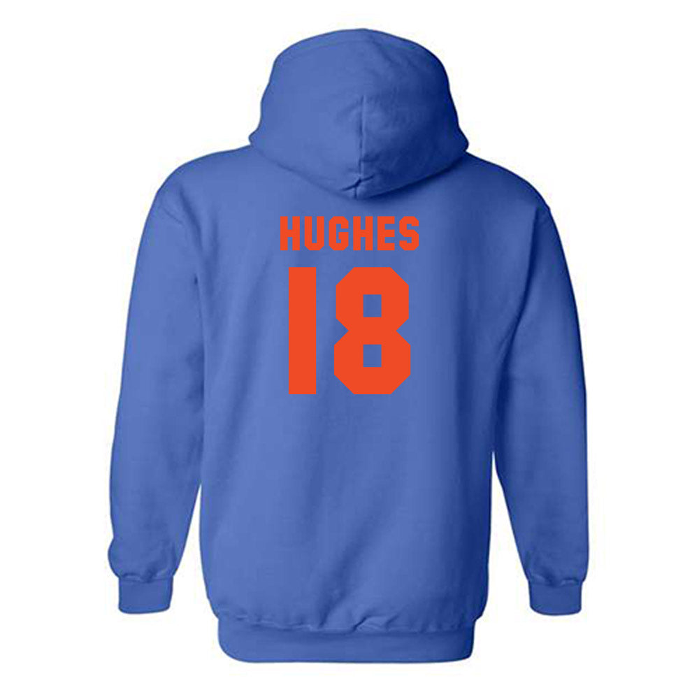 Florida - NCAA Women's Lacrosse : Sam Hughes - Sports Shersey Hooded Sweatshirt-1