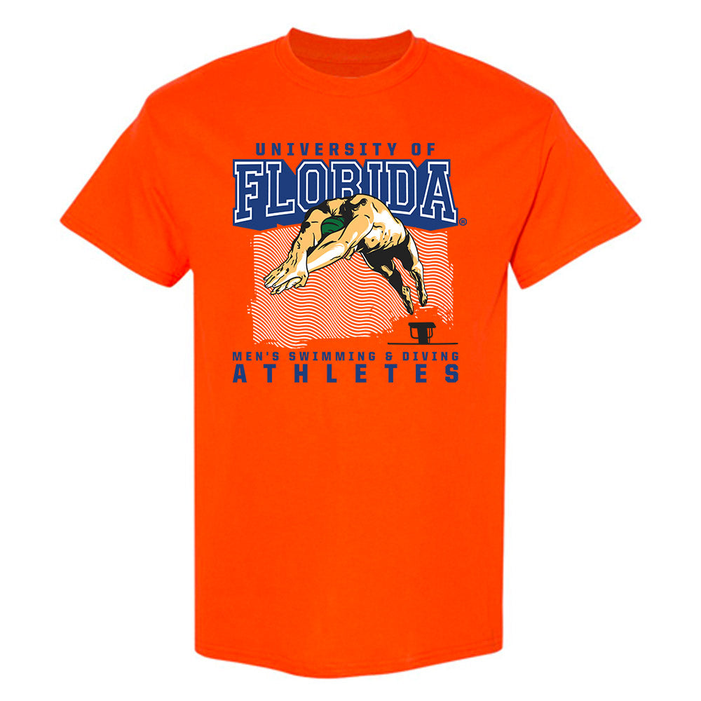 Florida - NCAA Men's Swimming & Diving : Liam Smith - Sports Shersey T-Shirt-0