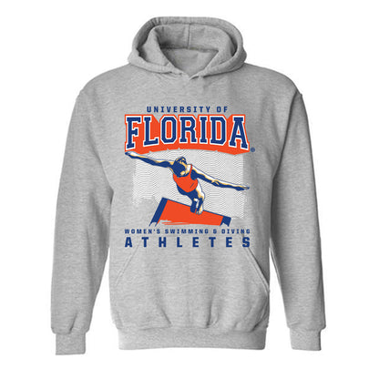 Florida - NCAA Women's Swimming & Diving : Francesca Zucca - Sports Shersey Hooded Sweatshirt-0