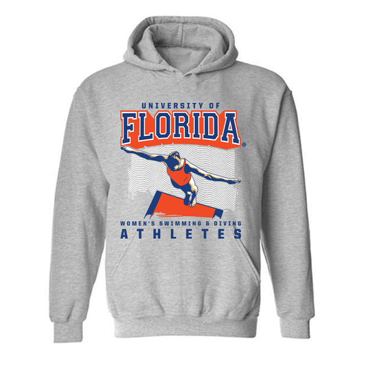 Florida - NCAA Women's Swimming & Diving : Francesca Zucca - Sports Shersey Hooded Sweatshirt-0