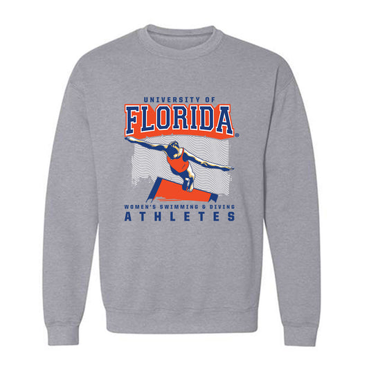 Florida - NCAA Women's Swimming & Diving : Sofia Plaza - Sports Shersey Crewneck Sweatshirt-0