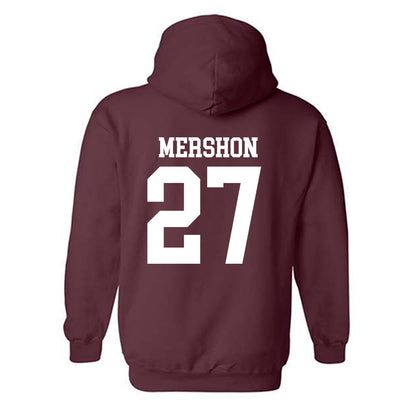 Mississippi State - NCAA Baseball : Peter Mershon - Classic Shersey Hooded Sweatshirt-1