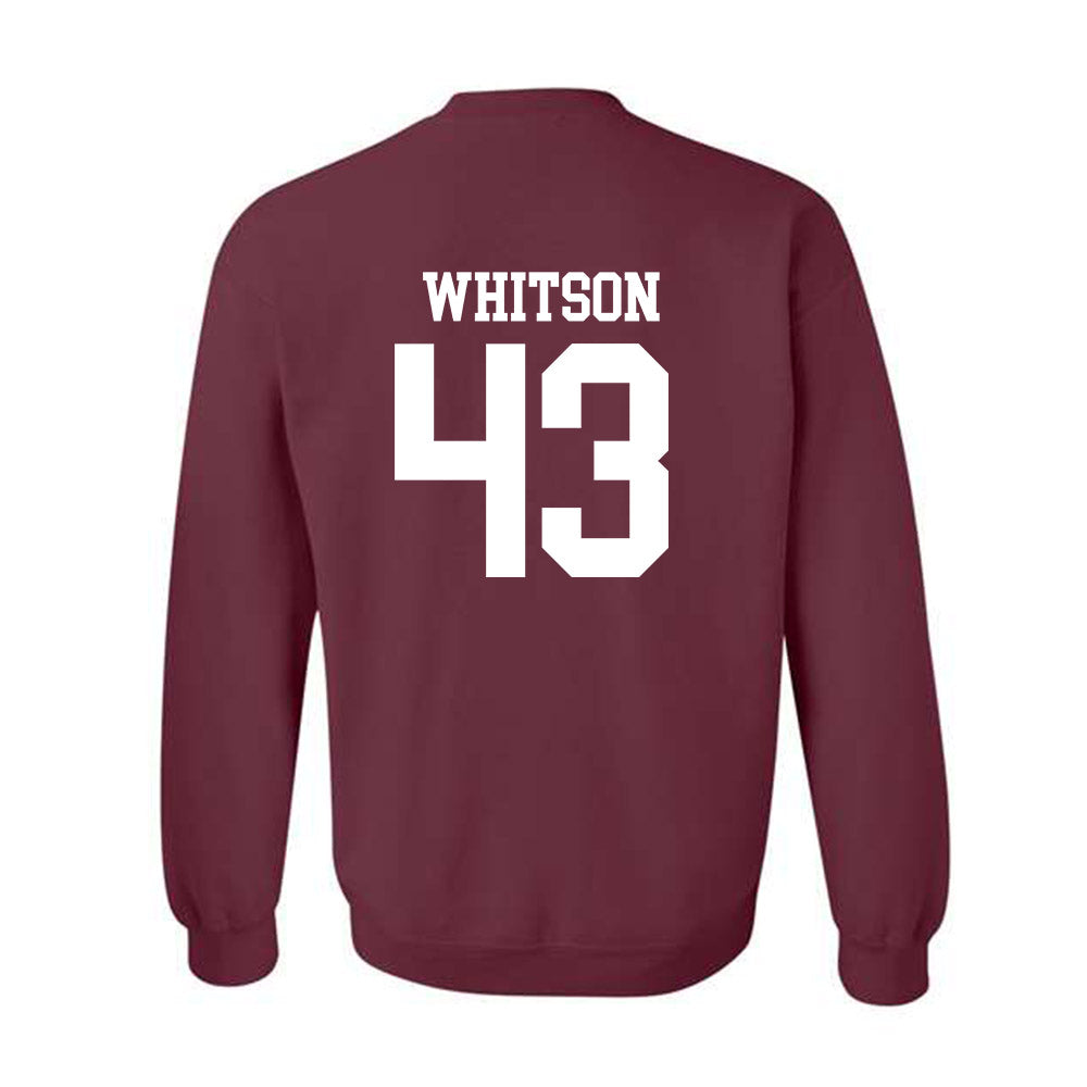 Mississippi State - NCAA Football : Will Whitson - Classic Shersey Crewneck Sweatshirt-1