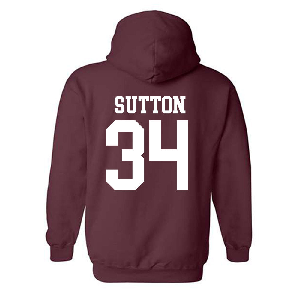 Mississippi State - NCAA Football : Vic Sutton - Classic Shersey Hooded Sweatshirt-1