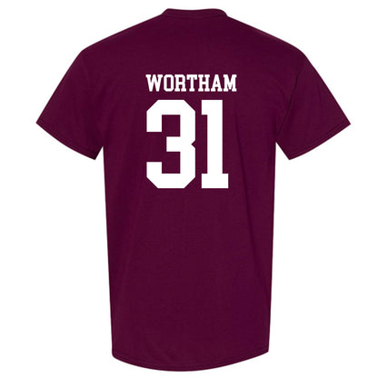 Mississippi State - NCAA Baseball : Charlie Wortham - Classic Shersey T-Shirt-1