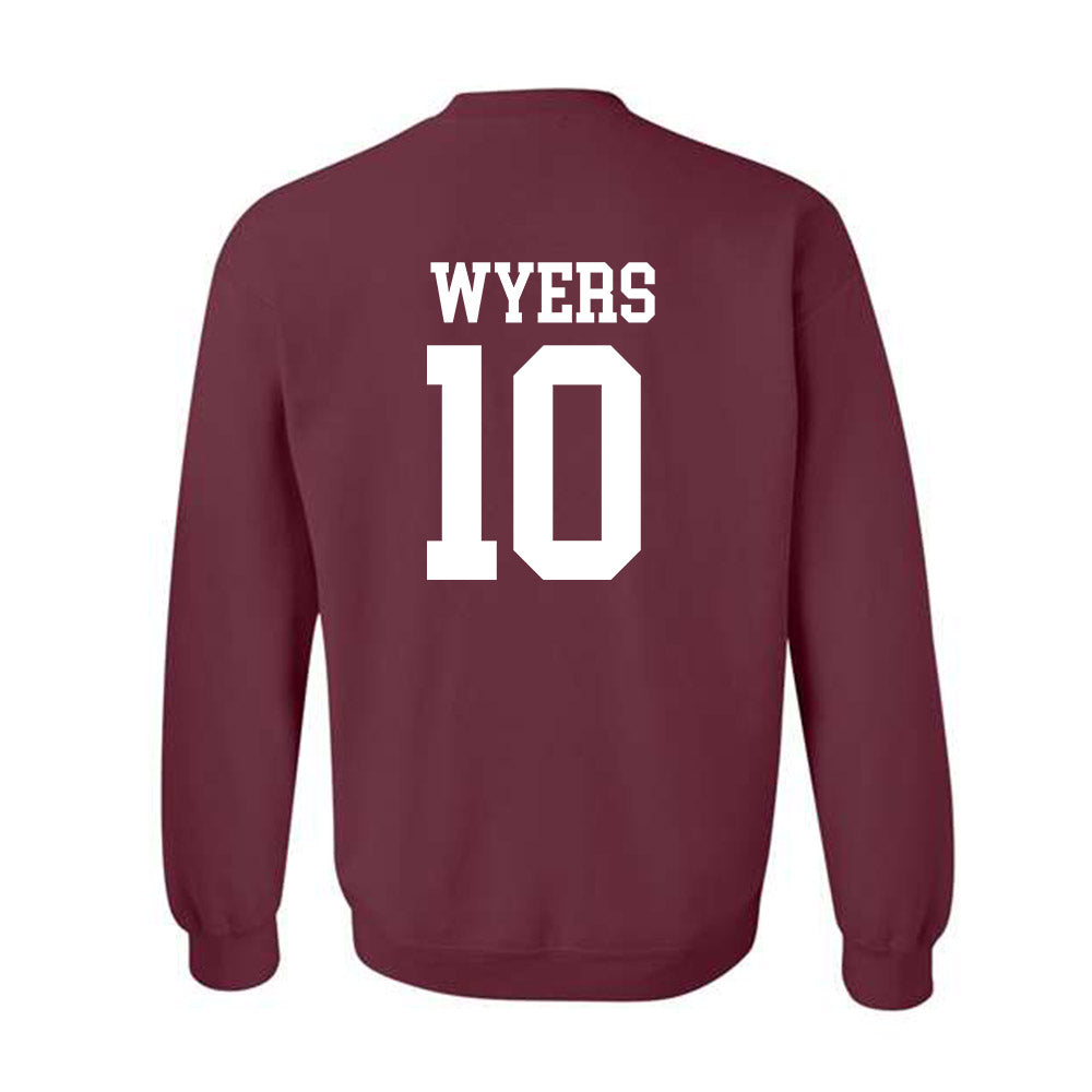 Mississippi State - NCAA Baseball : Drew Wyers - Classic Shersey Crewneck Sweatshirt-1