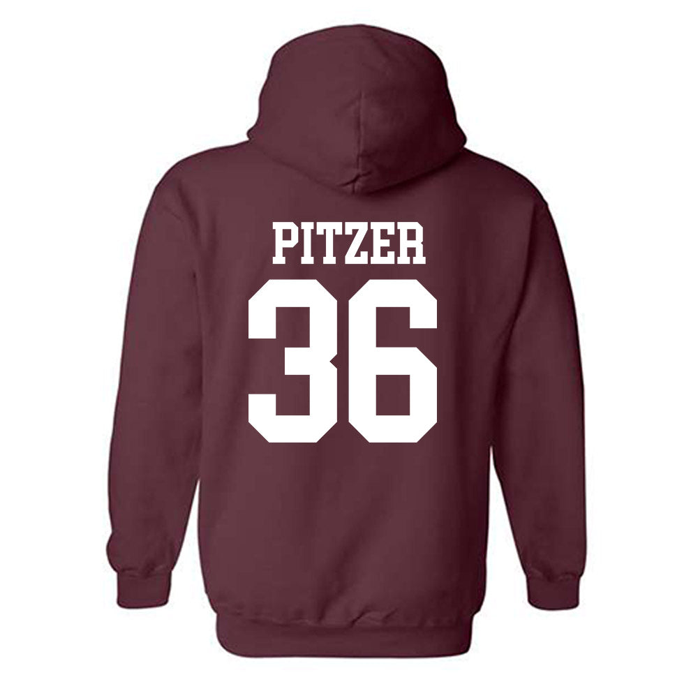 Mississippi State - NCAA Baseball : Tyler Pitzer - Classic Shersey Hooded Sweatshirt-1