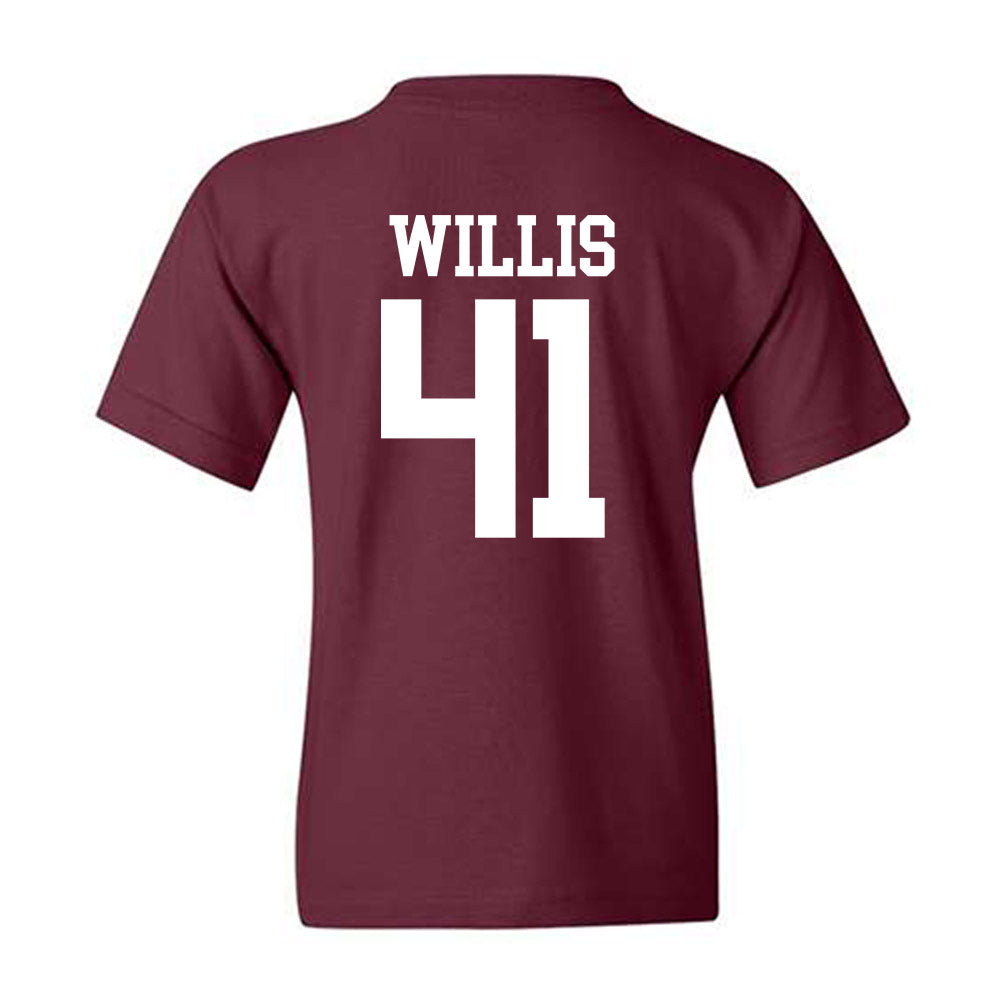 Mississippi State - NCAA Football : Tyshun Willis - Classic Shersey Youth T-Shirt-1