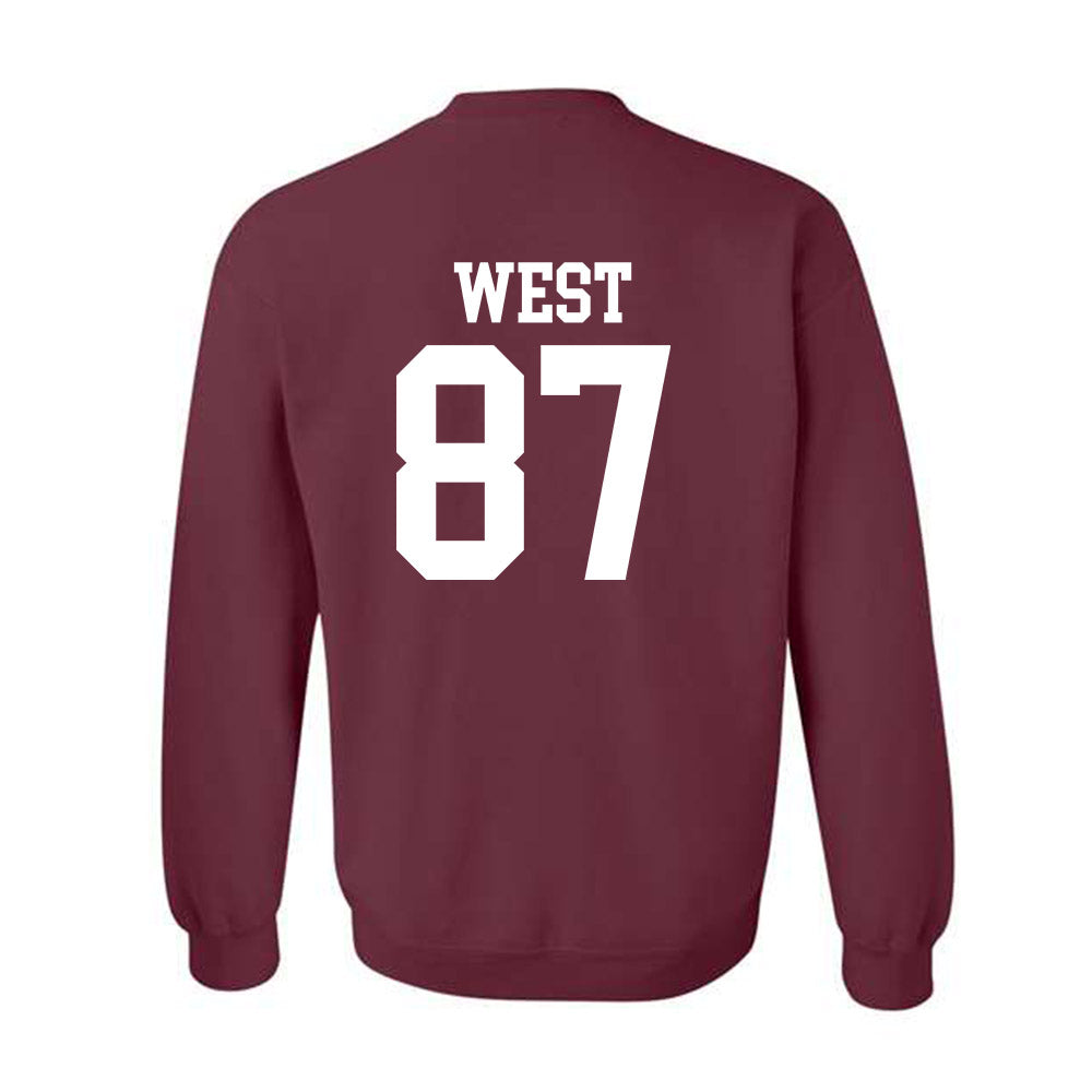 Mississippi State - NCAA Football : Sam West - Classic Shersey Crewneck Sweatshirt-1