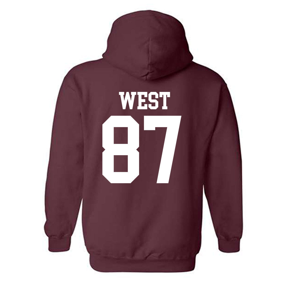 Mississippi State - NCAA Football : Sam West - Classic Shersey Hooded Sweatshirt-1