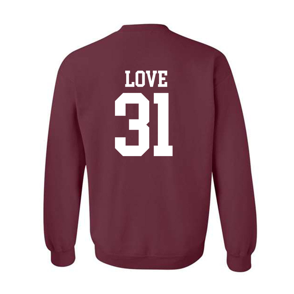 Mississippi State - NCAA Football : Terrance Love - Classic Shersey Crewneck Sweatshirt-1