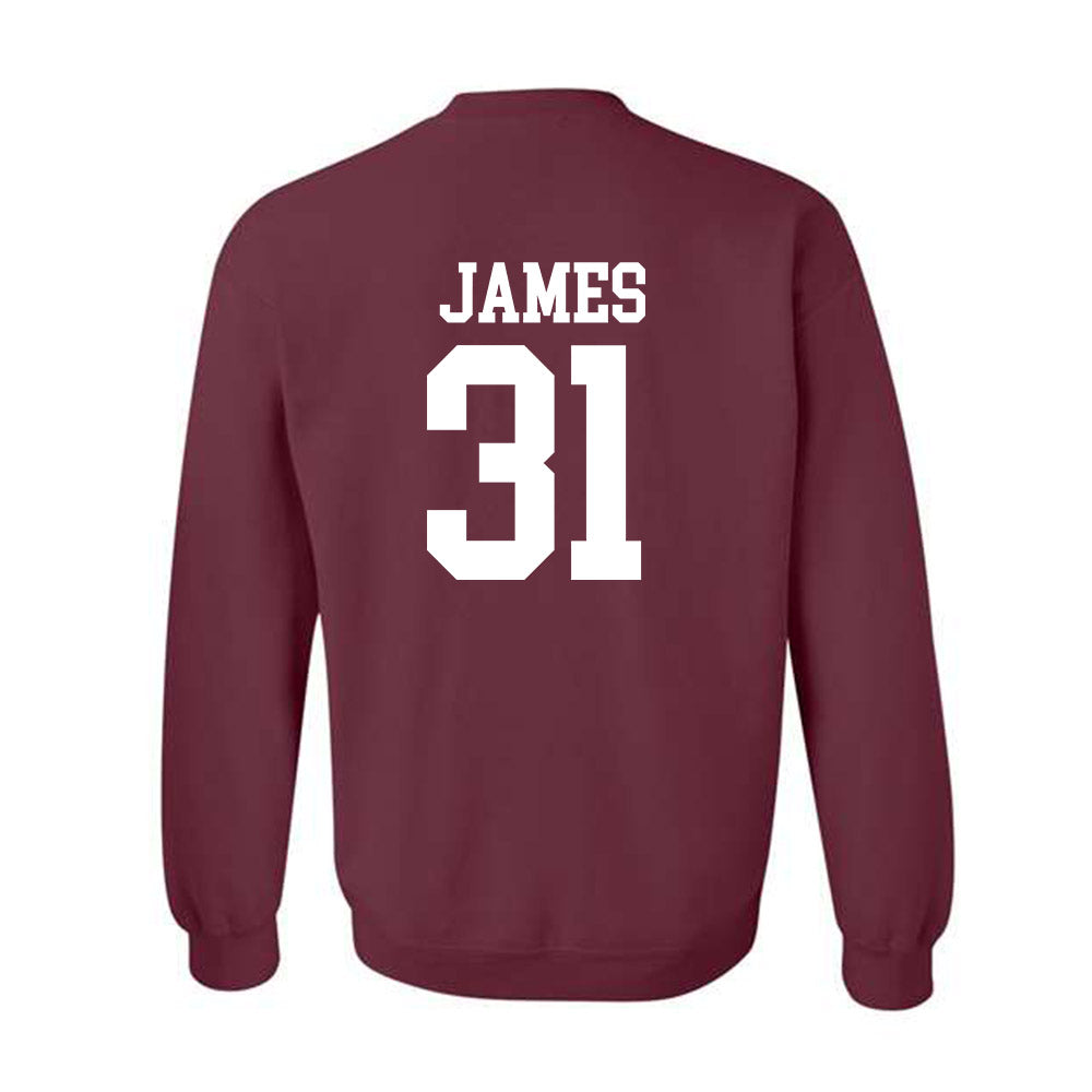 Mississippi State - NCAA Football : Lakendrick James - Classic Shersey Crewneck Sweatshirt-1