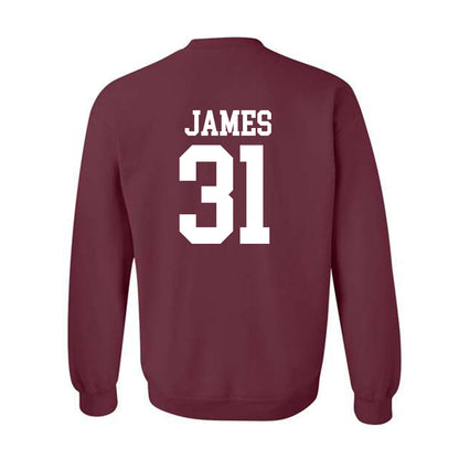 Mississippi State - NCAA Football : Lakendrick James - Classic Shersey Crewneck Sweatshirt-1