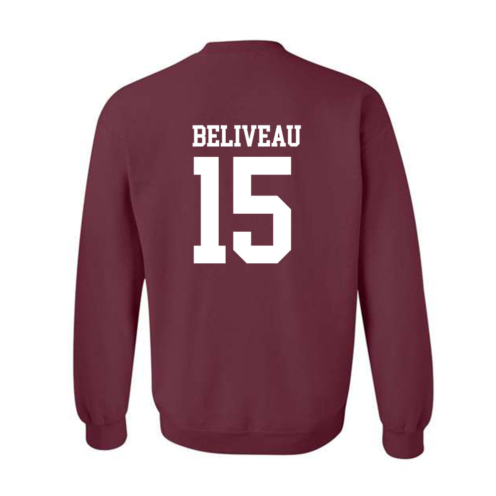 Mississippi State - NCAA Baseball : Tanner Beliveau - Classic Shersey Crewneck Sweatshirt-1