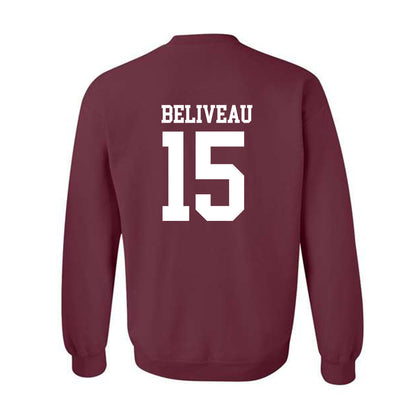 Mississippi State - NCAA Baseball : Tanner Beliveau - Classic Shersey Crewneck Sweatshirt-1