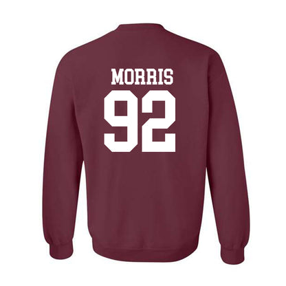 Mississippi State - NCAA Football : Kaleb Morris - Classic Shersey Crewneck Sweatshirt-1