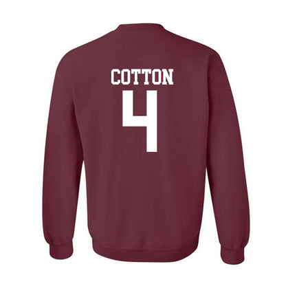 Mississippi State - NCAA Football : Zayion Cotton - Classic Shersey Crewneck Sweatshirt-1