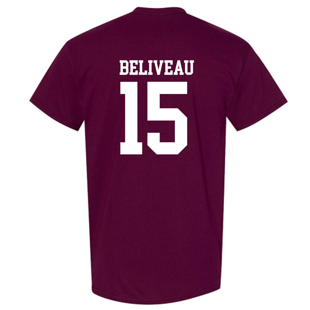 Mississippi State - NCAA Baseball : Tanner Beliveau - Classic Shersey T-Shirt-1