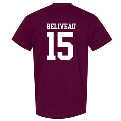 Mississippi State - NCAA Baseball : Tanner Beliveau - Classic Shersey T-Shirt-1