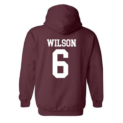 Mississippi State - NCAA Football : Kolin Wilson - Classic Shersey Hooded Sweatshirt-1