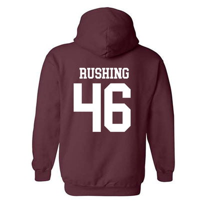 Mississippi State - NCAA Football : Kyle Rushing - Classic Shersey Hooded Sweatshirt-1