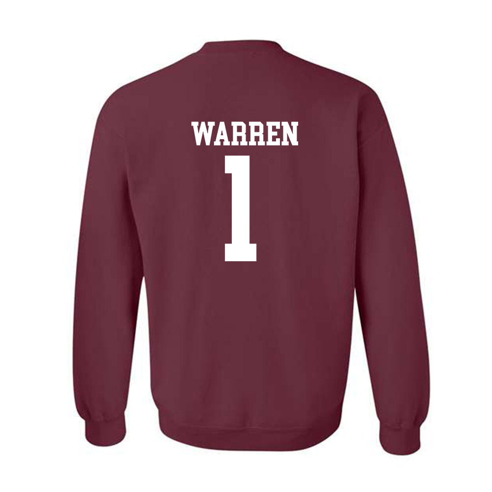 Mississippi State - NCAA Men's Basketball : Dellquan Warren - Classic Shersey Crewneck Sweatshirt-1