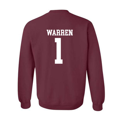 Mississippi State - NCAA Men's Basketball : Dellquan Warren - Classic Shersey Crewneck Sweatshirt-1