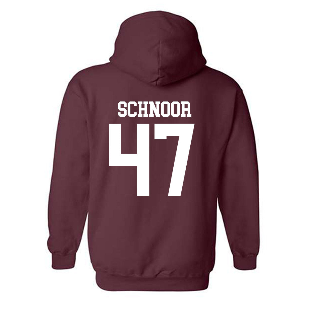 Mississippi State - NCAA Baseball : JT Schnoor - Classic Shersey Hooded Sweatshirt-1