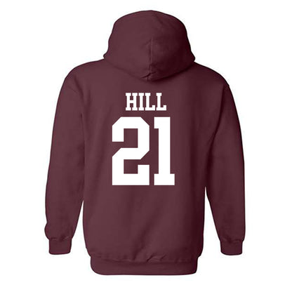 Mississippi State - NCAA Football : Jaeden Hill - Classic Shersey Hooded Sweatshirt-1