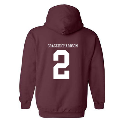 Mississippi State - NCAA Softball : Abby Grace Richardson - Classic Shersey Hooded Sweatshirt-1