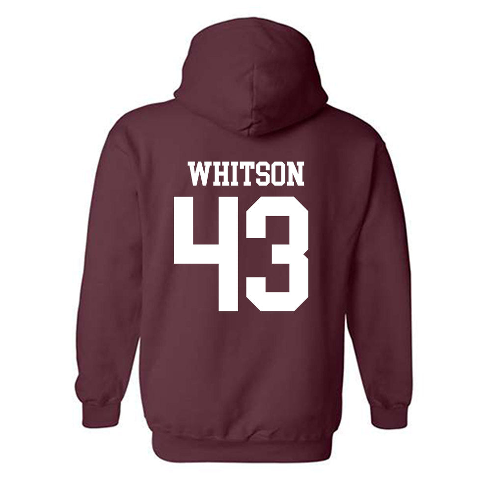 Mississippi State - NCAA Football : Will Whitson - Classic Shersey Hooded Sweatshirt-1