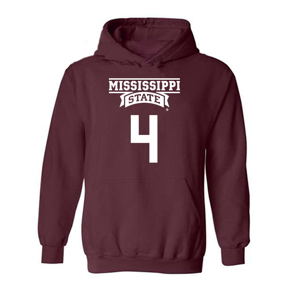 Mississippi State - NCAA Women's Basketball : Trayanna Crisp - Classic Shersey Hooded Sweatshirt-0