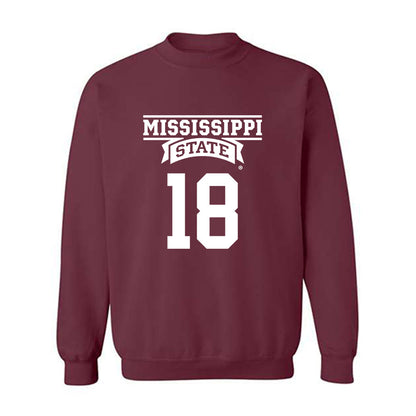 Mississippi State - NCAA Baseball : Noah Sullivan - Classic Shersey Crewneck Sweatshirt-0
