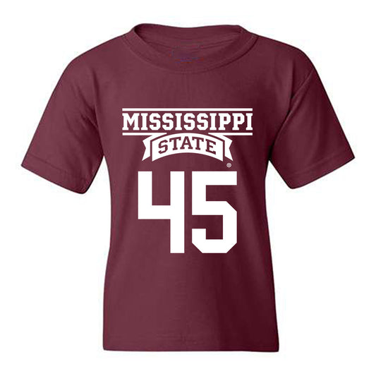 Mississippi State - NCAA Baseball : Dane Burns - Classic Shersey Youth T-Shirt-0