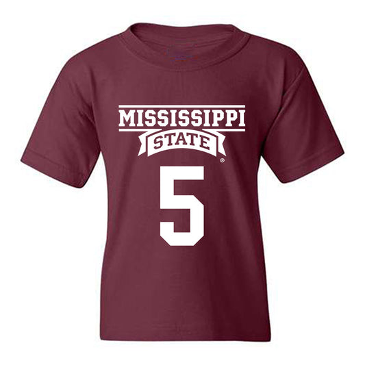 Mississippi State - NCAA Men's Basketball : Shawn Jones jr - Classic Shersey Youth T-Shirt-0