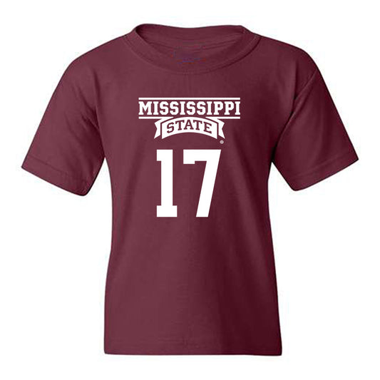 Mississippi State - NCAA Football : AJ Swann - Classic Shersey Youth T-Shirt-0