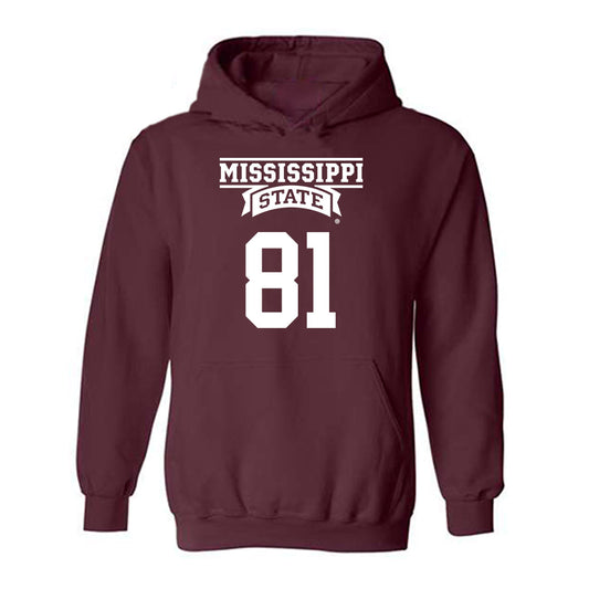 Mississippi State - NCAA Football : Bull Mitchell - Classic Shersey Hooded Sweatshirt-0