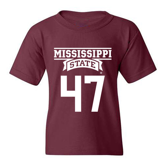 Mississippi State - NCAA Baseball : JT Schnoor - Classic Shersey Youth T-Shirt-0