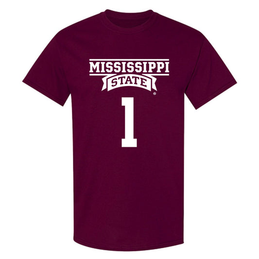 Mississippi State - NCAA Men's Basketball : Dellquan Warren - Classic Shersey T-Shirt-0