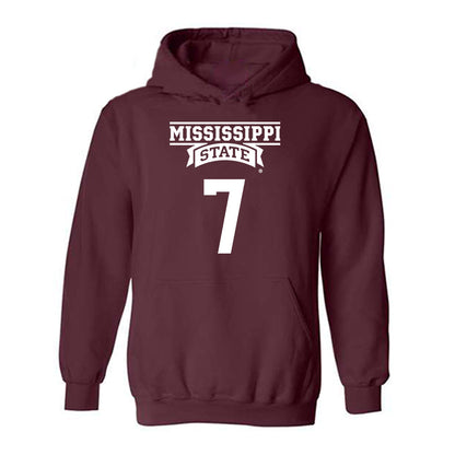 Mississippi State - NCAA Football : Zion Ragins - Classic Shersey Hooded Sweatshirt-0